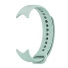 For Xiaomi Smart Band 9 / 8 MIJOBS Metal Buckle Solid Color Silicone Watch Band(Aqua) - 2