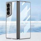 For Samsung Galaxy Z Fold6 GKK Integrated Electroplating Telescope Full Coverage Phone Case(Mountain Gray) - 1