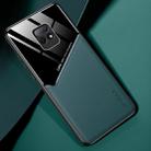 For Xiaomi Redmi 10X 5G All-inclusive Leather + Organic Glass Phone Case with Metal Iron Sheet(Dark Green) - 1