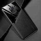 For Xiaomi Redmi 10X 5G All-inclusive Leather + Organic Glass Phone Case with Metal Iron Sheet(Black) - 1