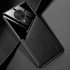 For Xiaomi Redmi K30 Pro All-inclusive Leather + Organic Glass Phone Case with Metal Iron Sheet(Black) - 1