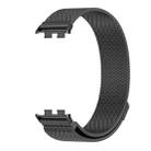 For Honor Band 9 MIJOBS Milan Magnetic Stainless Steel Watch Band(Black) - 2