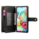 For Samsung Galaxy A71 4G Nine Card-slot Zipper Wallet Bag Leather Phone Case(Black) - 3