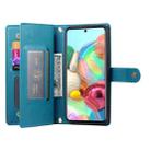 For Samsung Galaxy A71 4G Nine Card-slot Zipper Wallet Bag Leather Phone Case(Blue) - 3