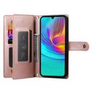 For Samsung Galaxy A16 Nine Card-slot Zipper Wallet Bag Leather Phone Case(Pink) - 3