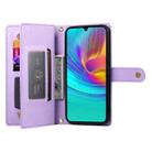 For Samsung Galaxy A16 Nine Card-slot Zipper Wallet Bag Leather Phone Case(Purple) - 3