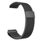 For Garmin Lily 2 14mm Milan Stainless Steel Watch Band(Black) - 1