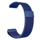 For Garmin Lily 2 14mm Milan Stainless Steel Watch Band(Blue) - 1