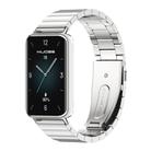 For Honor Band 10 / 9 MIJOBS Bamboo Stainless Steel Watch Band(Silver) - 1