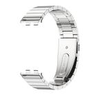For Honor Band 10 / 9 MIJOBS Bamboo Stainless Steel Watch Band(Silver) - 2