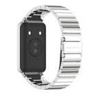 For Honor Band 10 / 9 MIJOBS Bamboo Stainless Steel Watch Band(Silver) - 3