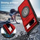 For Google Pixel 8 Sliding Camshield TPU Hybrid PC Magnetic Holder Phone Case(Red) - 2