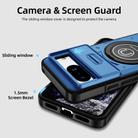 For Google Pixel 8 Sliding Camshield TPU Hybrid PC Magnetic Holder Phone Case(Sky Blue) - 3