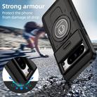 For Google Pixel 8 Pro Sliding Camshield TPU Hybrid PC Magnetic Holder Phone Case(Black) - 2