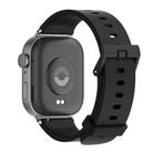 For Huawei Watch Fit3 MIJOBS Solid Color Silicone Watch Band(Black) - 3