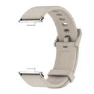 For Huawei Watch Fit3 MIJOBS Solid Color Silicone Watch Band(Gray Silver) - 2