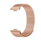 For Huawei Watch Fit3 MIJOBS Milan Magnetic Stainless Steel Watch Band(Rose Gold) - 2