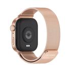 For Huawei Watch Fit3 MIJOBS Milan Magnetic Stainless Steel Watch Band(Rose Gold) - 3