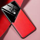 For Huawei Mate 20 All-inclusive Leather + Organic Glass Protective Case with Metal Iron Sheet(Red) - 1