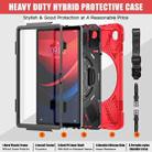 For Lenovo Tab M11 /Xiaomi Pad 11 2024 Rotatable Holder Silicone Hybrid PC Tablet Case with Shoulder Strap(Red) - 3