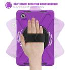 For Lenovo Tab M11 /Xiaomi Pad 11 2024 Rotatable Holder Silicone Hybrid PC Tablet Case with Shoulder Strap(Purple) - 2