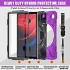 For Lenovo Tab M11 /Xiaomi Pad 11 2024 Rotatable Holder Silicone Hybrid PC Tablet Case with Shoulder Strap(Purple) - 3