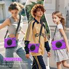 For Lenovo Tab K11 Plus Rotatable Holder Silicone Hybrid PC Tablet Case with Shoulder Strap(Purple) - 4