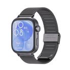 For Huawei Watch Fit3 MIJOBS Milan Buckle Stainless Steel Watch Band(Black) - 1