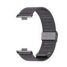 For Huawei Watch Fit3 MIJOBS Milan Buckle Stainless Steel Watch Band(Black) - 2