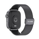 For Huawei Watch Fit3 MIJOBS Milan Buckle Stainless Steel Watch Band(Black) - 3