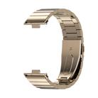 For Huawei Watch Fit3 MIJOBS Bamboo Stainless Steel Watch Band(Light Gold) - 2
