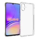 For Samsung Galaxy A06 4G Shockproof Non-slip Thickening TPU Phone Case(Transparent) - 1