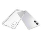 For Samsung Galaxy A06 5G Shockproof Non-slip Thickening TPU Phone Case(Transparent) - 3