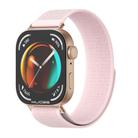For Huawei Watch Fit3 MIJOBS Nylon Watch Band Wristband(Pink Rose Gold) - 1