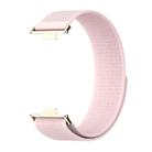 For Huawei Watch Fit3 MIJOBS Nylon Watch Band Wristband(Pink Light Gold) - 2