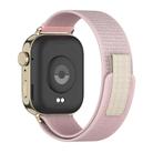 For Huawei Watch Fit3 MIJOBS Nylon Watch Band Wristband(Pink Light Gold) - 3