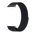 For Huawei Watch Fit3 MIJOBS Nylon Watch Band Wristband(Black Silver) - 2