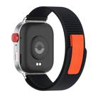 For Huawei Watch Fit3 MIJOBS Nylon Watch Band Wristband(Black Silver) - 3