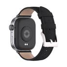 For Huawei Watch Fit3 MIJOBS Genuine Leather Watch Band(Black) - 3