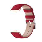 For Huawei Watch Fit3 MIJOBS Genuine Leather Watch Band(Red Rose Gold) - 2