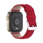 For Huawei Watch Fit3 MIJOBS Genuine Leather Watch Band(Red Light Gold) - 3