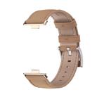 For Huawei Watch Fit3 MIJOBS Genuine Leather Watch Band(Apricot Light Gold) - 2
