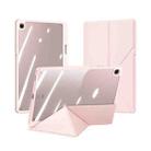 For Samsung Galaxy Tab S6 Lite 2024 DUX DUCIS Magi Series Smart Leather Tablet Case(Pink) - 1