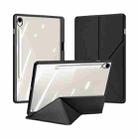 For Samsung Galaxy Tab S9 / S9 FE DUX DUCIS Magi Series Smart Leather Tablet Case(Black) - 1