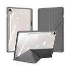 For Samsung Galaxy Tab S9 / S9 FE DUX DUCIS Magi Series Smart Leather Tablet Case(Grey) - 1