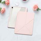 For Samsung Galaxy Tab S9 / S9 FE DUX DUCIS Magi Series Smart Leather Tablet Case(Pink) - 2