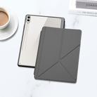 For Samsung Galaxy Tab S10+ DUX DUCIS Magi Series Smart Leather Tablet Case(Grey) - 2