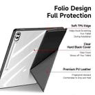 For Samsung Galaxy Tab S10 Ultra DUX DUCIS Magi Series Smart Leather Tablet Case(Black) - 3