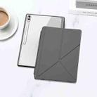 For Samsung Galaxy Tab S10 Ultra DUX DUCIS Magi Series Smart Leather Tablet Case(Grey) - 2