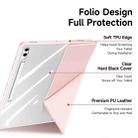For Samsung Galaxy Tab S10 Ultra DUX DUCIS Magi Series Smart Leather Tablet Case(Pink) - 3